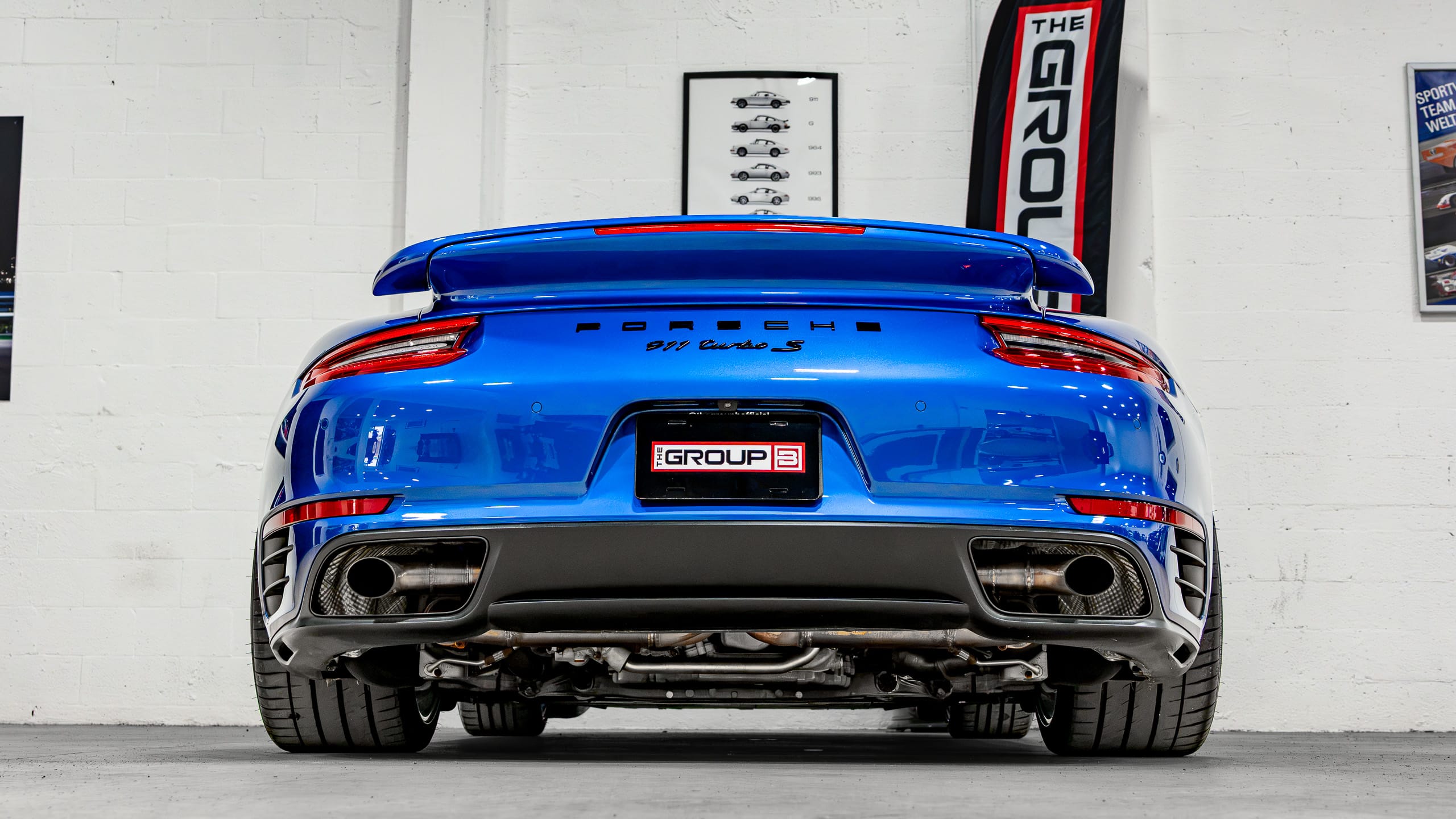 2017 Porsche 911 TURBO S 991.2 Only 38k Miles-Rare Sapphire Blue Metallic-Full Body PPF-Nicely Modified-700+HP full