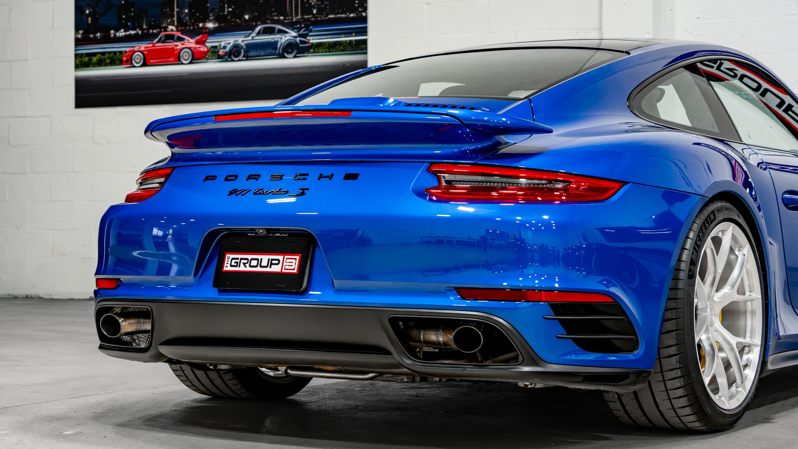 2017 Porsche 911 TURBO S 991.2 Only 38k Miles-Rare Sapphire Blue Metallic-Full Body PPF-Nicely Modified-700+HP full